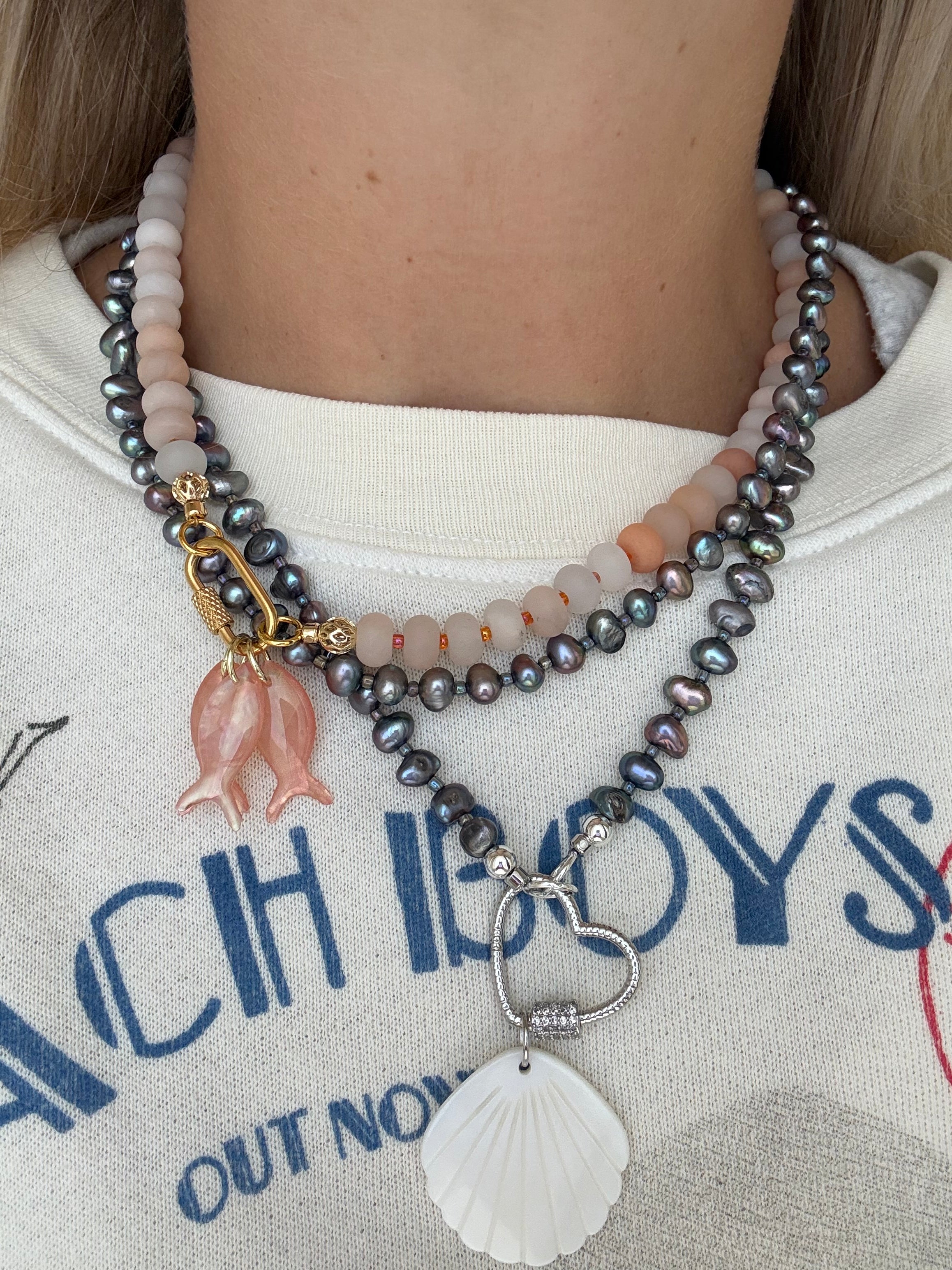 Three Little Fish Necklace